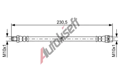 BOSCH Brzdov� hadice BO 1987481599, 1 987 481 599