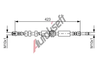 BOSCH Brzdová hadice BO 1987481601, 1 987 481 601 BOSCH Brzdová hadice BO 1987481601, 1 987 481 601