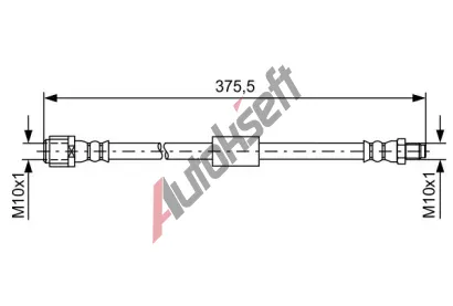 BOSCH Brzdová hadice BO 1987481608, 1 987 481 608  BOSCH Brzdová hadice BO 1987481608, 1 987 481 608