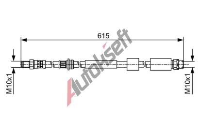 BOSCH Brzdov� hadice BO 1987481615, 1 987 481 615