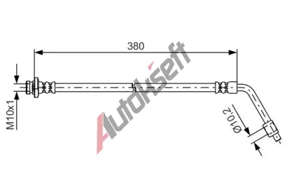 BOSCH Brzdov� hadice BO 1987481623, 1 987 481 623
