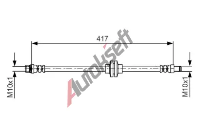 BOSCH Brzdov hadice BO 1987481626, 1 987 481 626