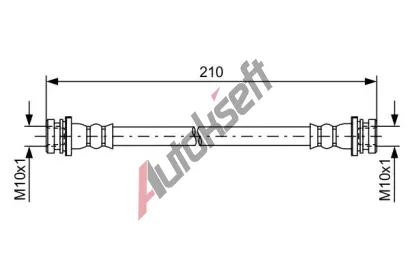 BOSCH Brzdov hadice BO 1987481628, 1 987 481 628