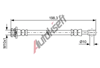 BOSCH Brzdov hadice BO 1987481630, 1 987 481 630