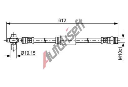 BOSCH Brzdov hadice BO 1987481631, 1 987 481 631