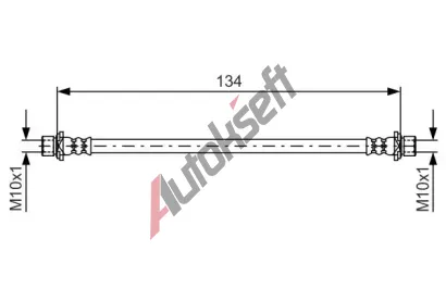 BOSCH Brzdov hadice BO 1987481637, 1 987 481 637