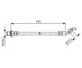 Brzdov� hadice&nbsp;BOSCH&nbsp;&dash;&nbsp;BO 1987481639
