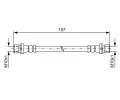 Brzdov� hadice&nbsp;BOSCH&nbsp;&dash;&nbsp;BO 1987481642