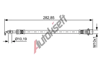 BOSCH Brzdová hadice BO 1987481643, 1 987 481 643 BOSCH Brzdová hadice BO 1987481643, 1 987 481 643