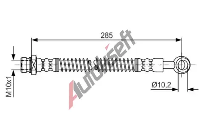 BOSCH Brzdov� hadice BO 1987481645, 1 987 481 645