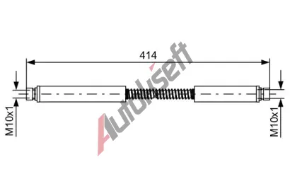 BOSCH Brzdov hadice BO 1987481646, 1 987 481 646