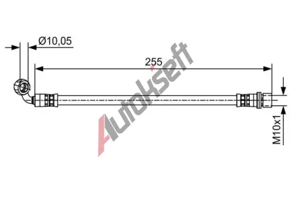 BOSCH Brzdov hadice BO 1987481647, 1 987 481 647