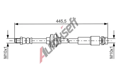 BOSCH Brzdov hadice BO 1987481668, 1 987 481 668