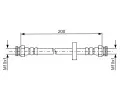 Brzdov� hadice&nbsp;BOSCH&nbsp;&dash;&nbsp;BO 1987481670