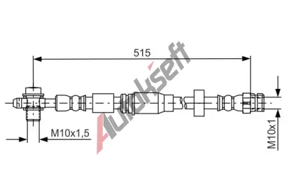BOSCH Brzdov hadice BO 1987481673, 1 987 481 673