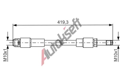 BOSCH Brzdová hadice BO 1987481674, 1 987 481 674  BOSCH Brzdová hadice BO 1987481674, 1 987 481 674