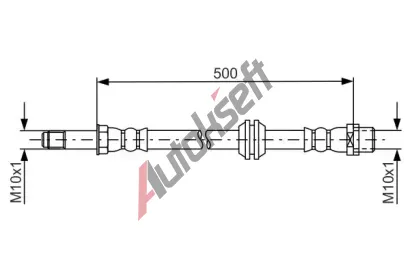 BOSCH Brzdov hadice BO 1987481676, 1 987 481 676