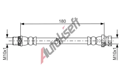 BOSCH Brzdov hadice BO 1987481682, 1 987 481 682