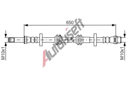 BOSCH Brzdov hadice BO 1987481690, 1 987 481 690
