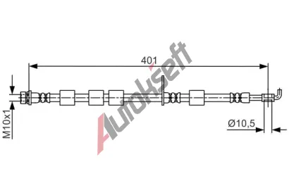 BOSCH Brzdov hadice BO 1987481701, 1 987 481 701