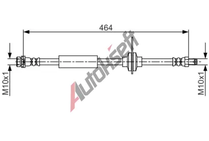 BOSCH Brzdov� hadice BO 1987481702, 1 987 481 702