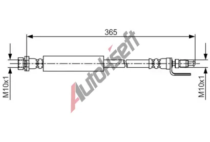 BOSCH Brzdov hadice BO 1987481703, 1 987 481 703