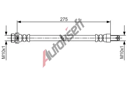 BOSCH Brzdov hadice BO 1987481704, 1 987 481 704