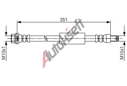 BOSCH Brzdov hadice BO 1987481705, 1 987 481 705