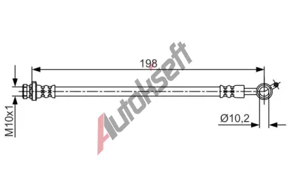 BOSCH Brzdov� hadice BO 1987481713, 1 987 481 713