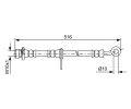 Brzdov� hadice&nbsp;BOSCH&nbsp;&dash;&nbsp;BO 1987481729