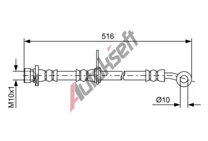 BOSCH Brzdov� hadice BO 1987481730, 1 987 481 730