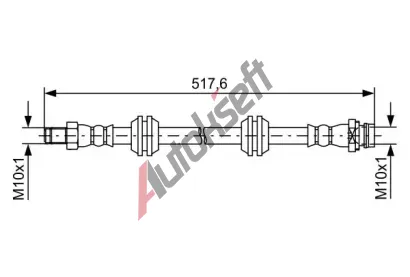 BOSCH Brzdov hadice BO 1987481731, 1 987 481 731