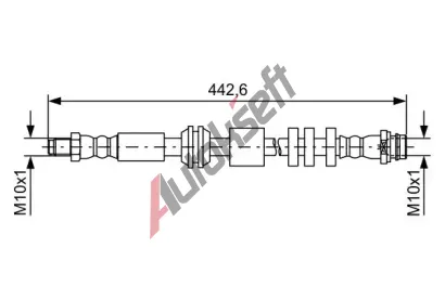 BOSCH Brzdov hadice BO 1987481732, 1 987 481 732