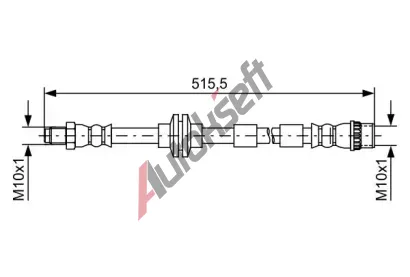 BOSCH Brzdov hadice BO 1987481733, 1 987 481 733