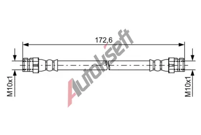 BOSCH Brzdov hadice BO 1987481737, 1 987 481 737