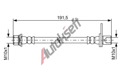 BOSCH Brzdov hadice BO 1987481738, 1 987 481 738