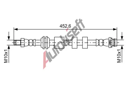 BOSCH Brzdov hadice BO 1987481741, 1 987 481 741