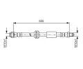 BOSCH Brzdov hadice BO 1987481751, 1 987 481 751