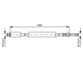 BOSCH Brzdov hadice BO 1987481777, 1 987 481 777