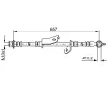 BOSCH Brzdov hadice BO 1987481788, 1 987 481 788