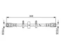 BOSCH Brzdov hadice BO 1987481849, 1 987 481 849