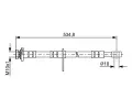 BOSCH Brzdov hadice BO 1987481851, 1 987 481 851