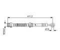 BOSCH Brzdov� hadice BO 1987481874, 1 987 481 874