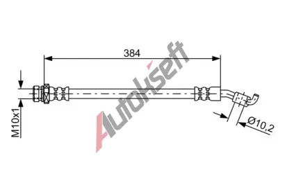 BOSCH Brzdová hadice BO 1987481884, 1 987 481 884 BOSCH Brzdová hadice BO 1987481884, 1 987 481 884
