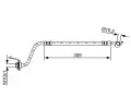 BOSCH Brzdová hadice BO 1987481890, 1 987 481 890