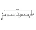 BOSCH Brzdov hadice BO 1987481921, 1 987 481 921