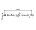 BOSCH Brzdov hadice BO 1987481922, 1 987 481 922