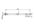 BOSCH Brzdov hadice BO 1987481924, 1 987 481 924
