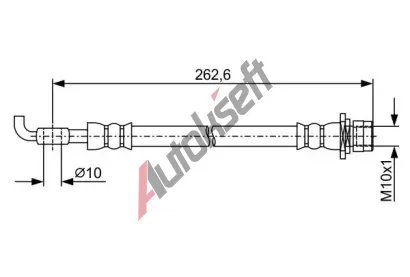 BOSCH Brzdov� hadice BO 1987481936, 1 987 481 936