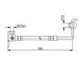 BOSCH Brzdov hadice BO 1987481970, 1 987 481 970